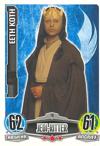 Force Attax - EETH KOTH - Jedi-Ritter - Die Republik - Movie Collection