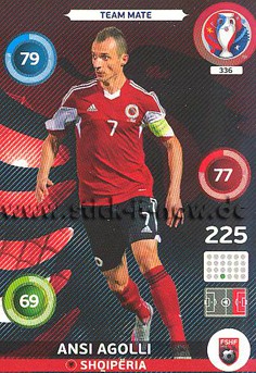 Panini Adrenalyn XL - UEFA EM 2016 - Nr. 336