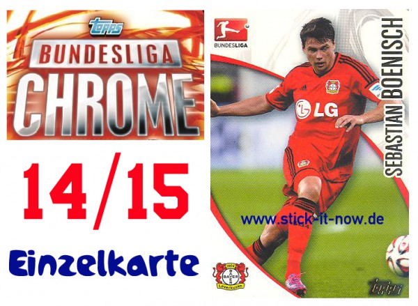 Topps Bundesliga Chrome 14/15 - SEBASTIAN BOENISCH - Nr. 120