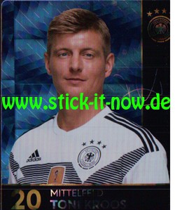 Rewe WM 2018 - Sammelkarten - Toni Kroos - Nr. 20 (Glitzer)