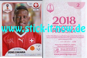Panini WM 2018 Russland "Sticker" INT/Edition - Nr. 372