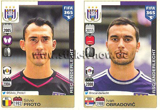 Panini FIFA 365 Sticker - Nr. 132 - 133