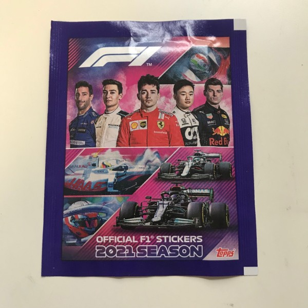 Formel 1 "Sticker" (2021) - Stickertüte ( 10 Sticker )
