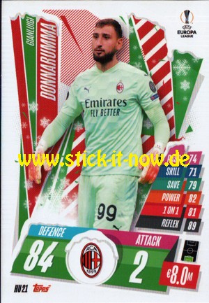 Match Attax Champions League 2020/21 "Festive" - Nr. HU 21