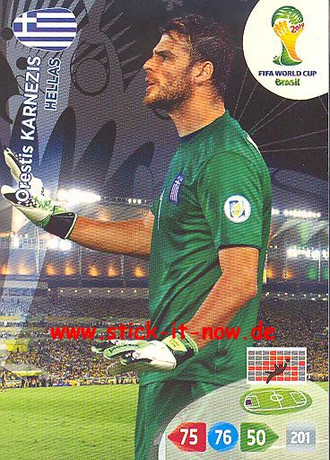 Panini Adrenalyn XL Brasil WM 2014 - Orestis KARNEZIS