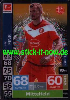 Topps Match Attax Bundesliga 18/19 "Action" - Nr. 428 (Kapitän)