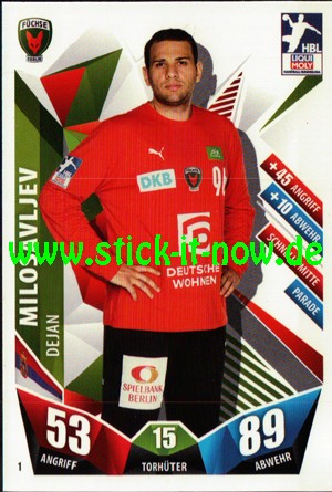 LIQUI MOLY Handball Bundesliga "Karte" 21/22 - Nr. 1