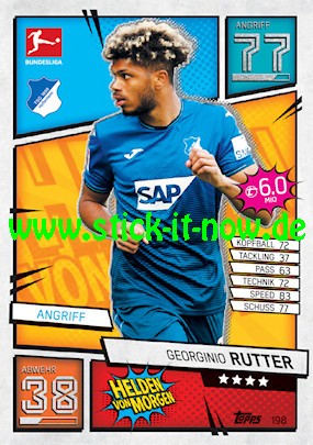 Topps Match Attax Bundesliga 2021/22 - Nr. 198 ( Helden von Morgen )