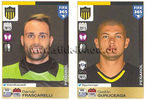 Panini FIFA 365 Sticker - Nr. 822 - 823