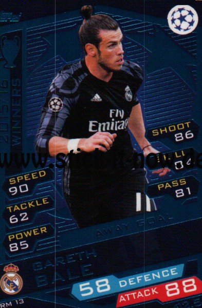 Match Attax Champions League 16/17 - Nr. RM 13