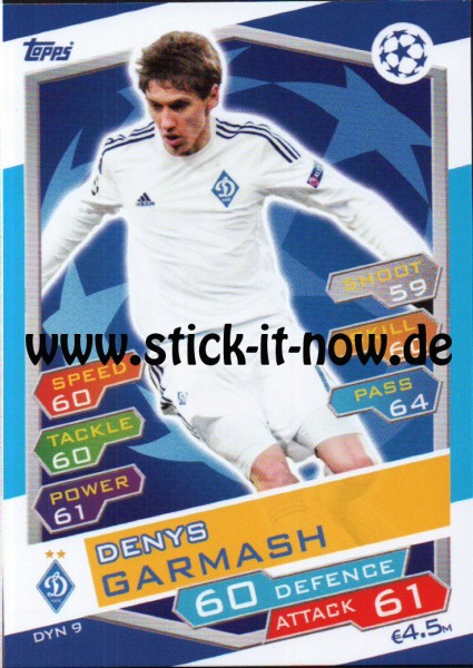 Match Attax Champions League 16/17 - Nr. DYN 9