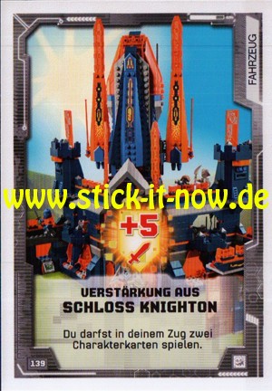 Lego Nexo Knights Trading Cards - Serie 2 (2017) - Nr. 139
