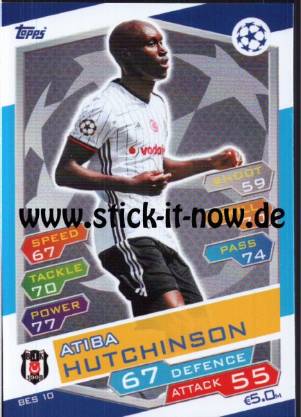 Match Attax Champions League 16/17 - Nr. BES 10