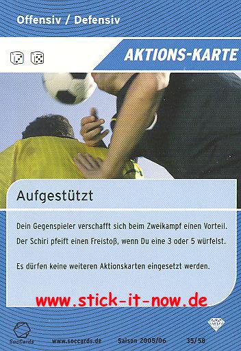 SocCards 05/06 - Aktions-Karte - Nr. 35/58