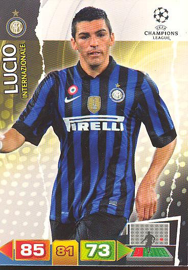 Lucio - Panini Adrenalyn XL CL 11/12 - Inter Mailand