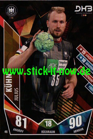 LIQUI MOLY Handball Bundesliga "Karte" 21/22 - Nr. 46 (Glitzer)