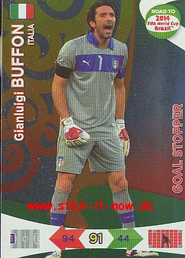 Panini Adrenalyn XL Road to WM 2014 - BUFFON - Goal Stopper