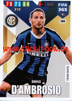 Panini FIFA 365 Adrenalyn XL (2020) - Nr. 234