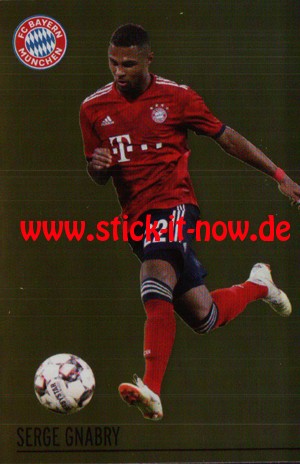 FC Bayern München 18/19 "Sticker" - Nr. 105 (Glitzer)