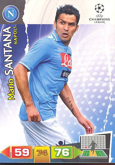 Mario Santana - Panini Adrenalyn XL CL 11/12 - SSC Napoli