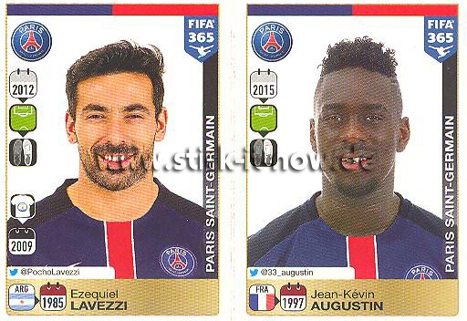 Panini FIFA 365 Sticker - Nr. 457 - 458