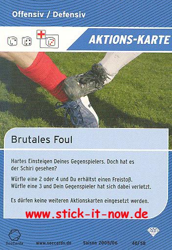 SocCards 05/06 - Aktions-Karte - Nr. 40/58