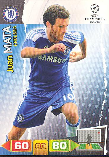 Juan Mata - Panini Adrenalyn XL CL 11/12 - FC Chelsea