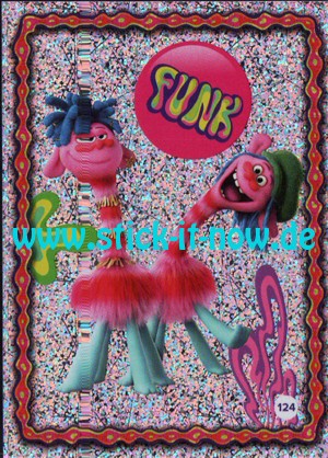 Trolls "World Tour" (2020) - Nr. 124 (Stickerkarte)