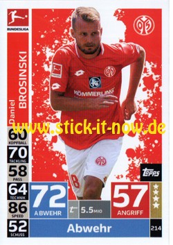 Topps Match Attax Bundesliga 18/19 - Nr. 214