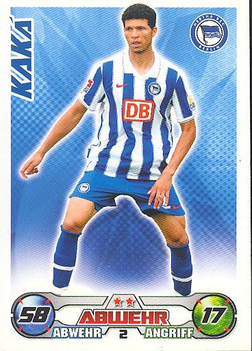 Match Attax 09/10 - KAKÁ - Hertha BSC Berlin - Nr. 2