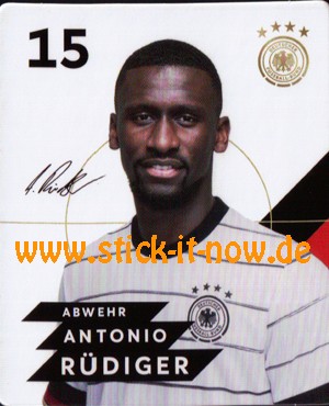 Rewe DFB Sammelkarten EM 2020 - Antonio Rüdiger - Nr. 15