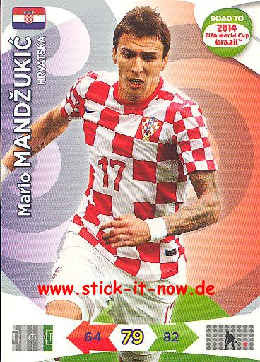 Panini Adrenalyn XL Road to WM 2014 - Mario MANDZUKIC