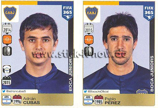 Panini FIFA 365 Sticker - Nr. 82 - 86