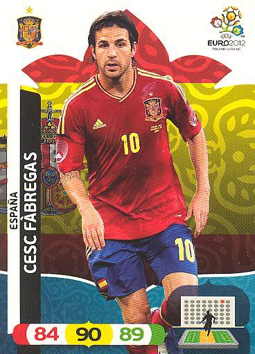 Panini EM 2012 - Adrenalyn XL - Cesc Fabregas - Spanien