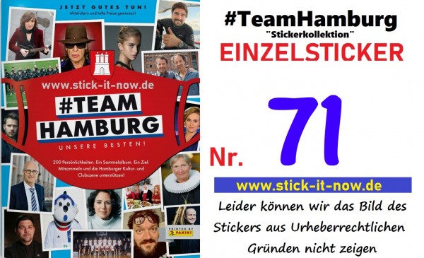 #TeamHamburg "Sticker" (2021) - Nr. 71