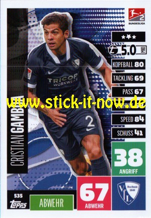 Topps Match Attax Bundesliga 2020/21 "Extra" - Nr. 535