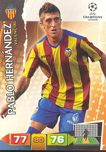 Pablo Hernandez - Panini Adrenalyn XL CL 11/12 - FC Valencia