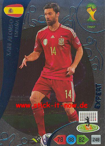 Panini Adrenalyn XL Brasil WM 2014 - Experts - XABI ALONSO