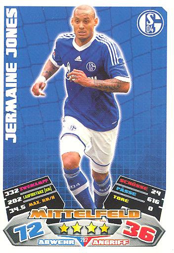 Match Attax 12/13 - Jermaine Jones - Schalke 04 - Nr. 282