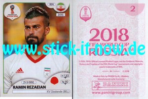 Panini WM 2018 Russland "Sticker" INT/Edition - Nr. 168