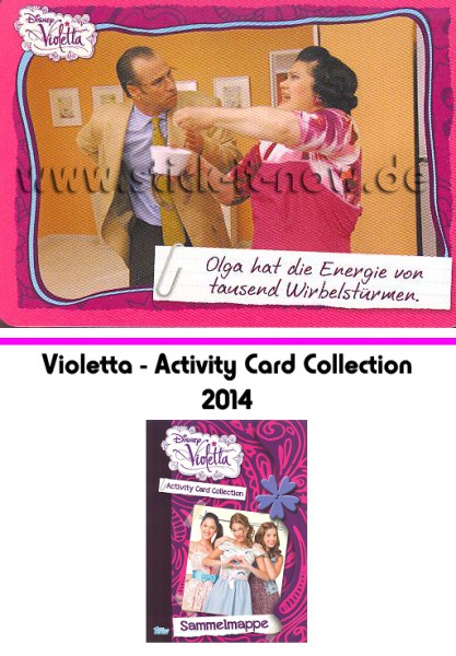 Disney Violetta - Activity Cards (2014) - Nr. 86