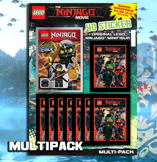 LEGO Ninjago Movie Sticker (2017) - Multipack