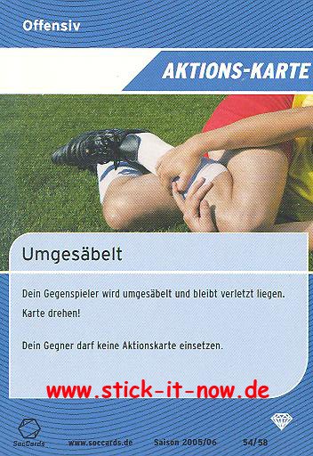 SocCards 05/06 - Aktions-Karte - Nr. 54/58