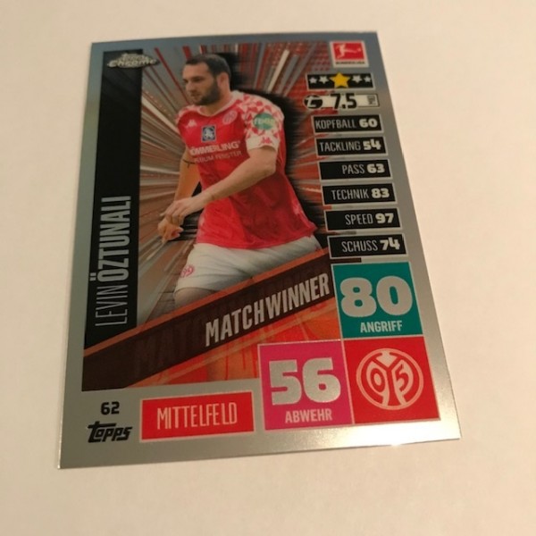 Match Attax BL Chrome 20/21 - Nr. 62 - ÖZTUNALI