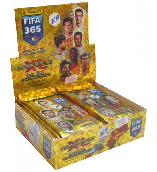 Panini FIFA 365 Adrenalyn XL 2018 - 1 Display ( 24 Tüten )