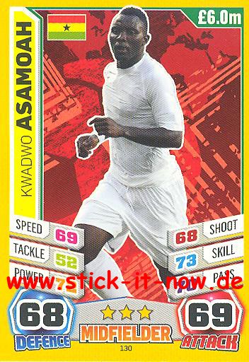 Match Attax "World Stars WM 2014" - KWADWO ASAMOAH - Nr. 130