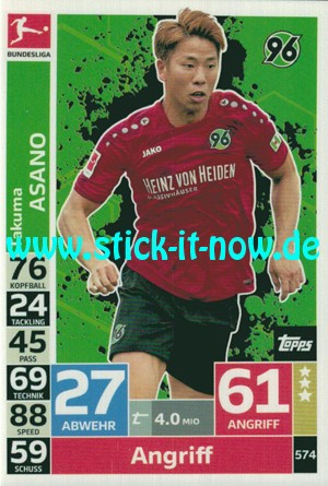 Topps Match Attax Bundesliga 18/19 "Extra" - Nr. 574