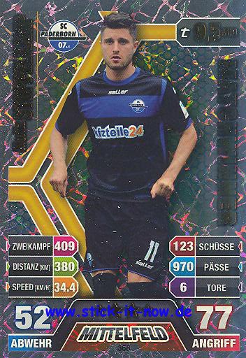 Match Attax 14/15 - Moritz STOPPELKAMP - SC Paderborn - Nr. 368 (MATCHWINNER)