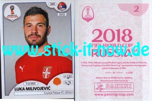 Panini WM 2018 Russland "Sticker" INT/Edition - Nr. 413