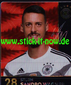 Rewe WM 2018 - Sammelkarten - Sandro Wagner - Nr. 28 (Glitzer)